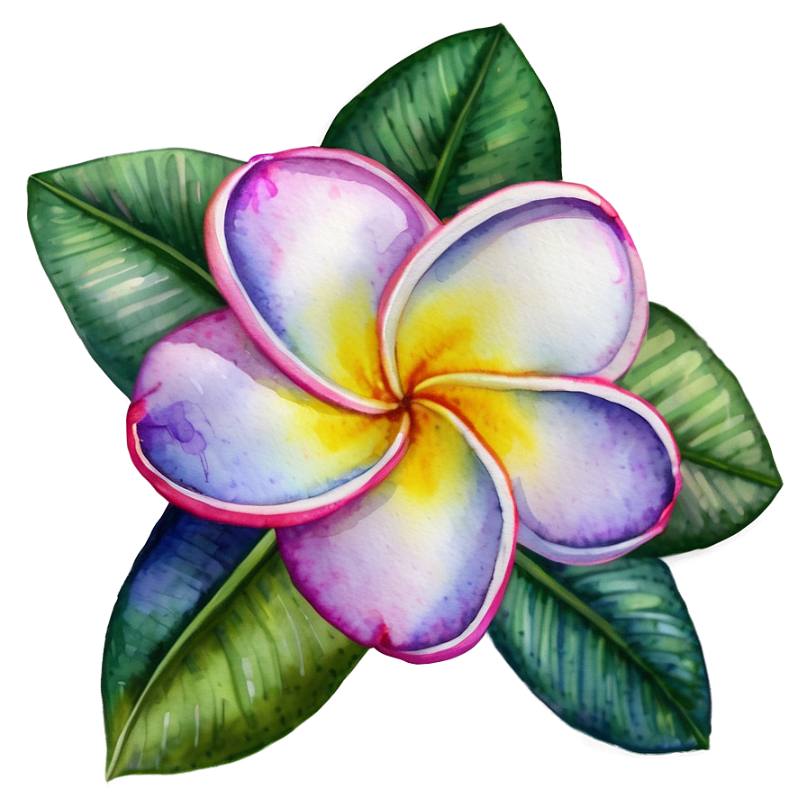 Plumeria Watercolor Png Bfd