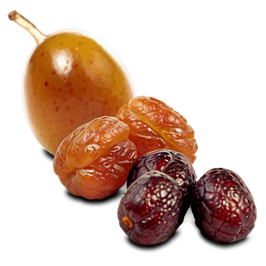 Plump Raisins Transparent Background Png 06262024