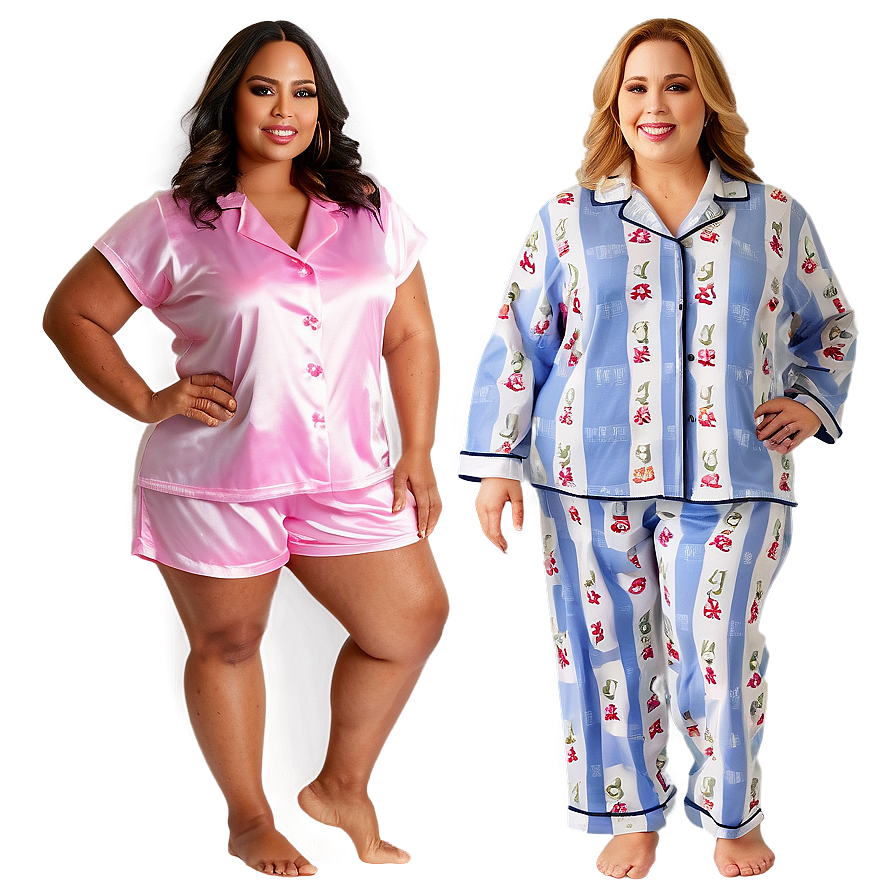 Plus Size Pajamas Png 06132024