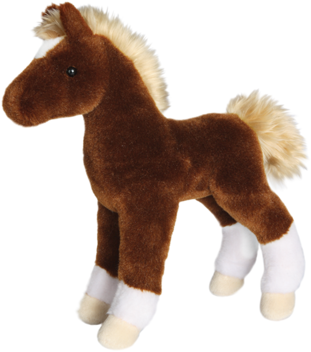 Plush Brown Foal Toy