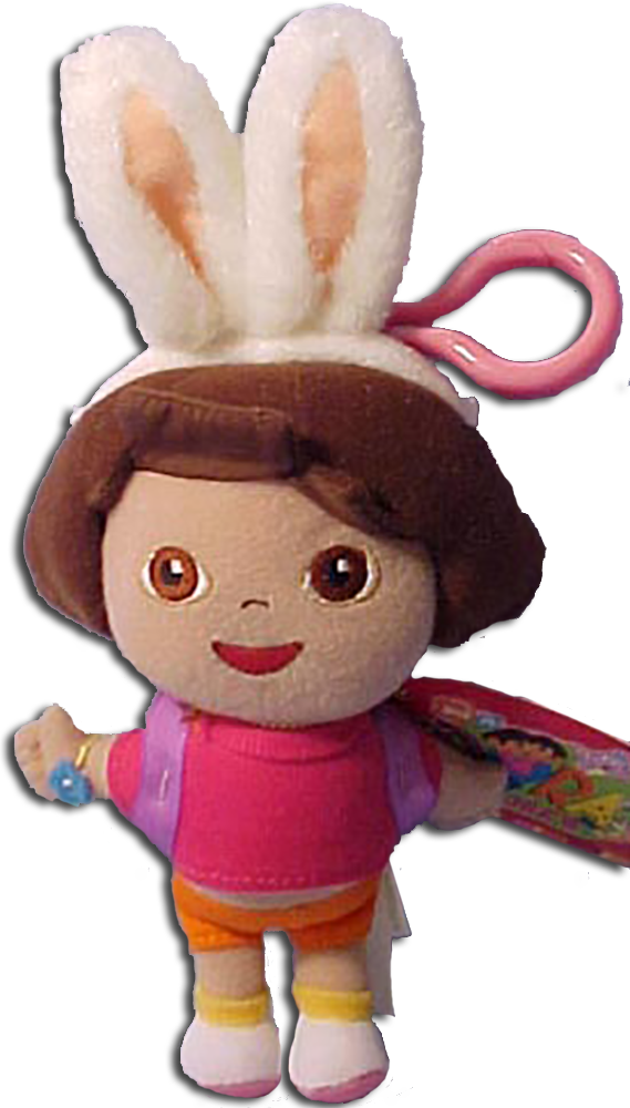 Plush Doll With Bunny Ears