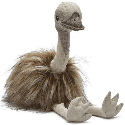 Plush Emu Toy Sitting Position