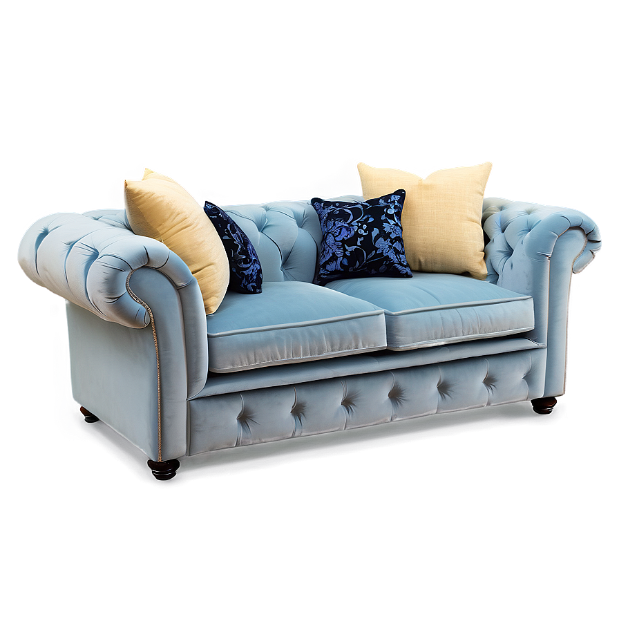 Plush Velvet Sofa Png Mog