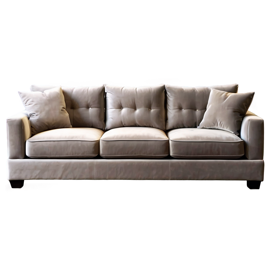 Plush Velvet Sofa Png Nbg16