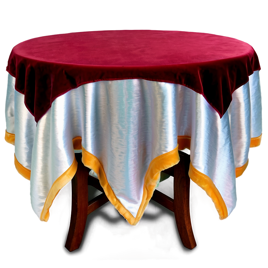 Plush Velvet Table Cloth Png Rra80