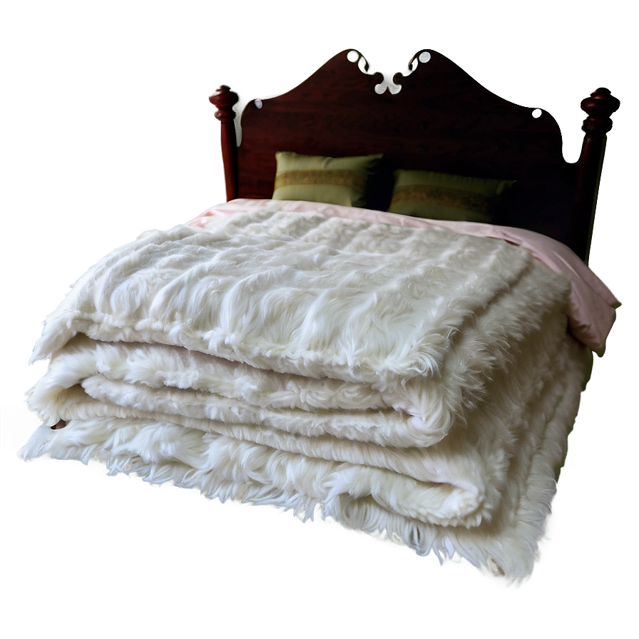 Plush White Blanket Png Qgg