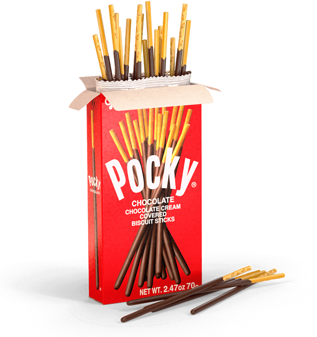 Pocky Chocolate Cream Covered Biscuit Sticks