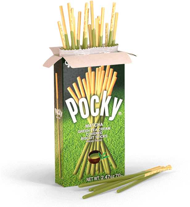 Pocky Matcha Green Tea Flavor