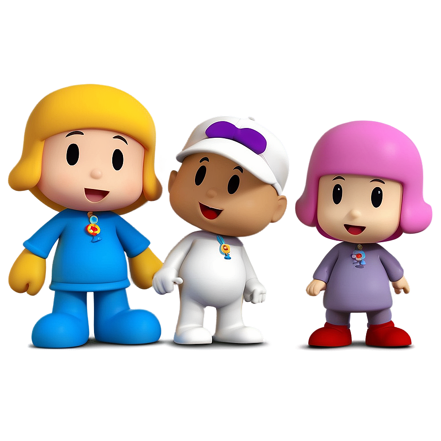 Pocoyo And Friends Illustration Png Cth