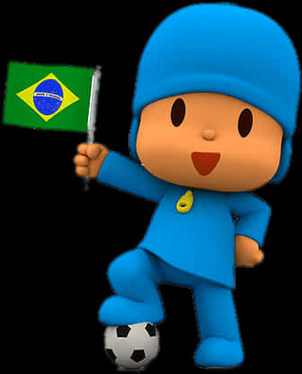 Pocoyo Brazilian Fan