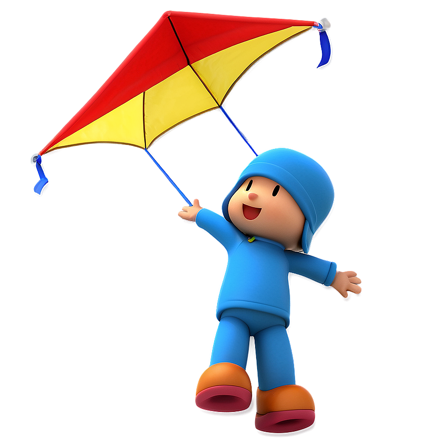 Pocoyo Flying Kite Png Lqf65