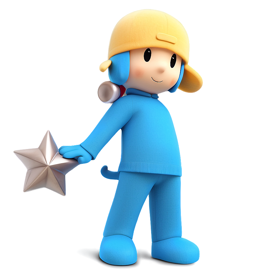 Pocoyo Holding A Star Png Lbg