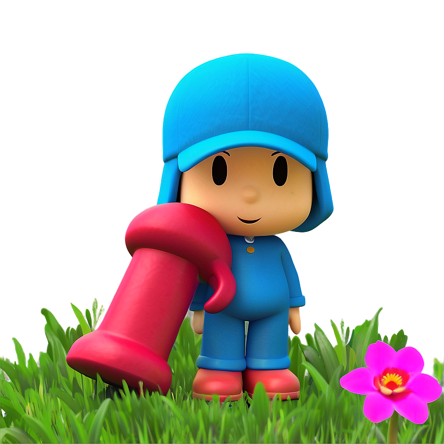 Pocoyo In The Garden Png 05232024