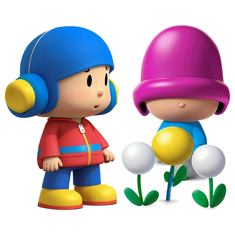 Pocoyo In The Garden Png 53