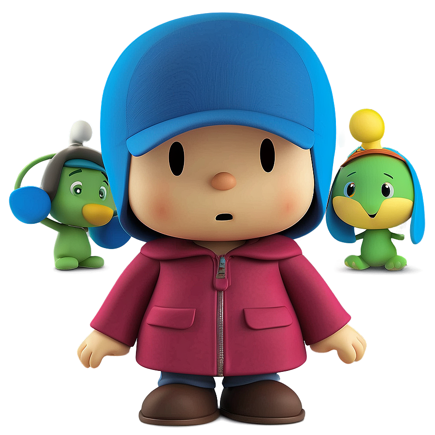 Pocoyo Saying Goodbye Png 68