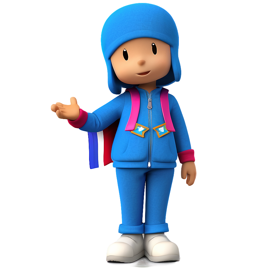 Pocoyo Saying Goodbye Png Uda93