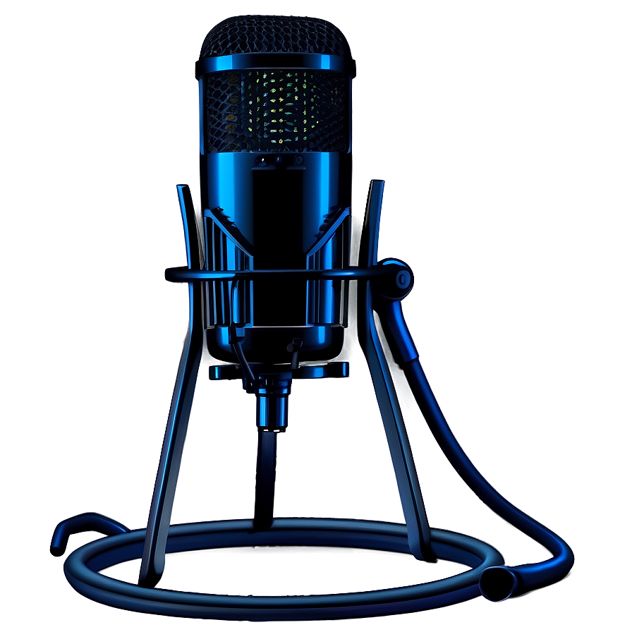 Podcast Mic With Pop Filter Png 22