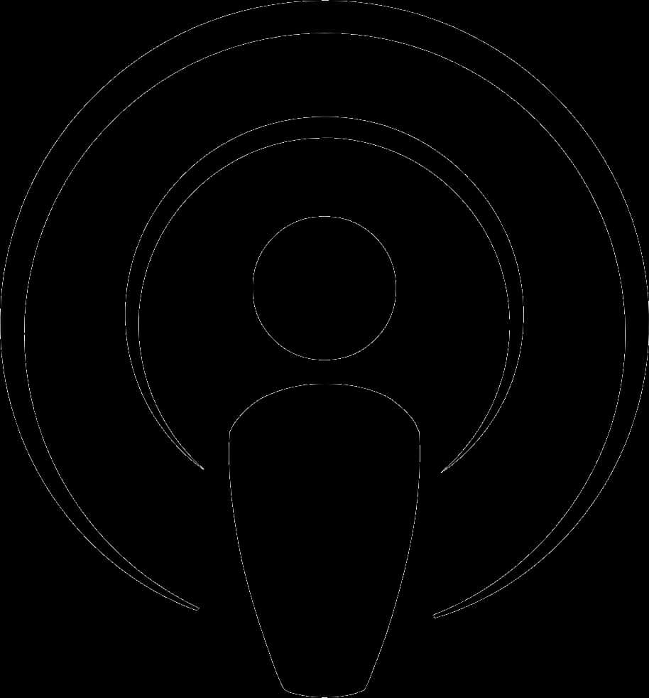 Podcast Symbol Outline