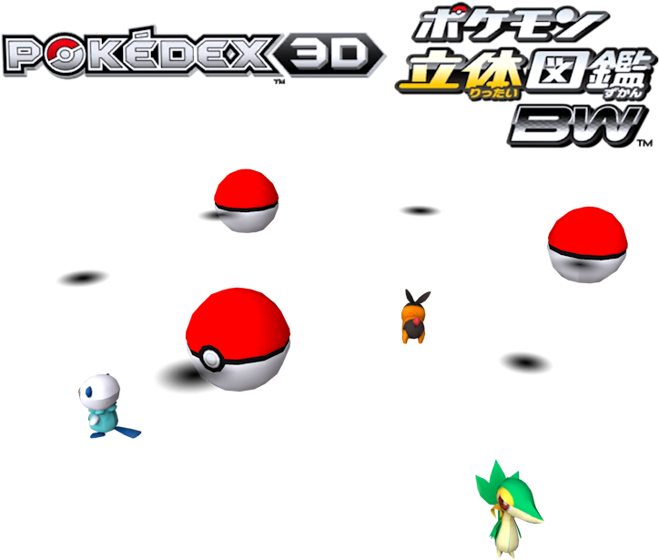 Pokedex3 D Pokemonand Pokeballs