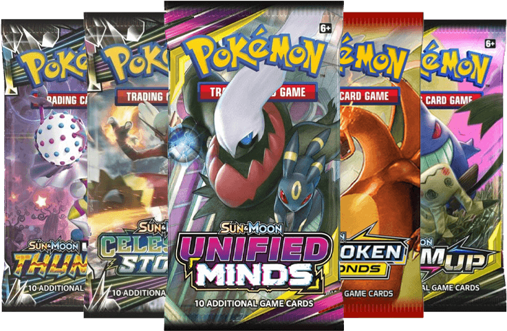 Pokemon Sun Moon Booster Packs