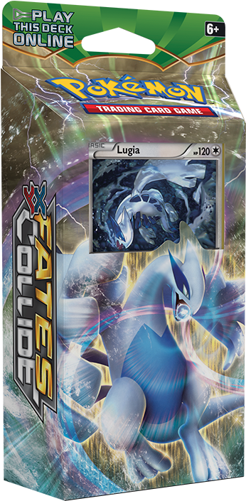 Pokemon T C G Lugia Fates Collide Theme Deck Packaging