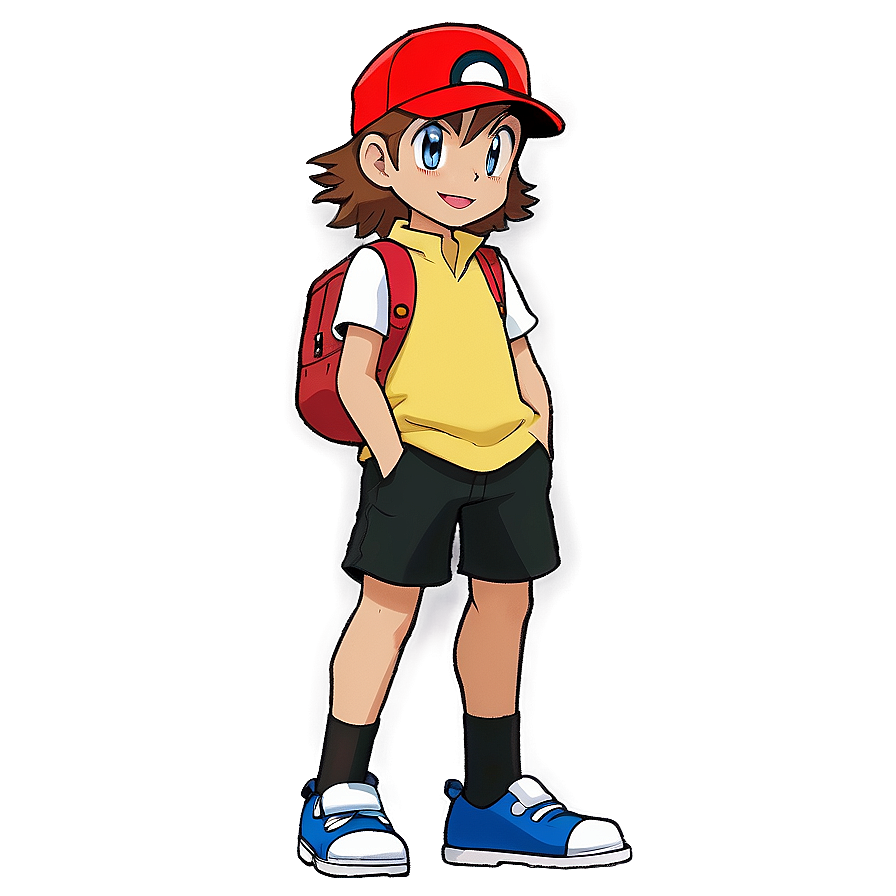 Pokemon Trainer Red Png 05032024