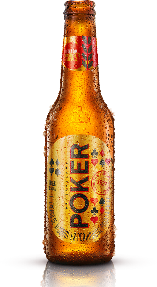 Poker Cerveza Bottle Chilled