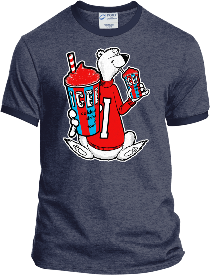 Polar Bear I C E E T Shirt Design