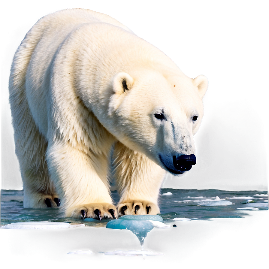 Polar Bear In Habitat Png Xwh60