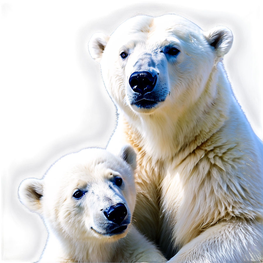 Polar Bear With Cubs Png 05062024