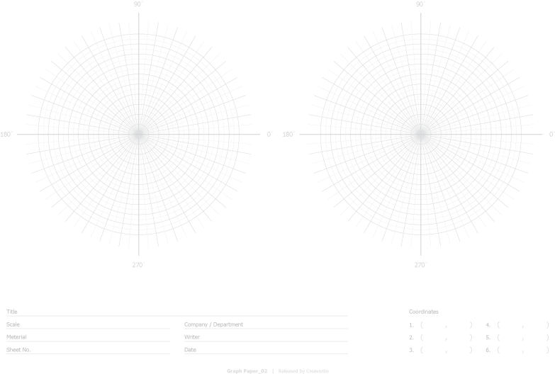 Polar Coordinate Graph Paper