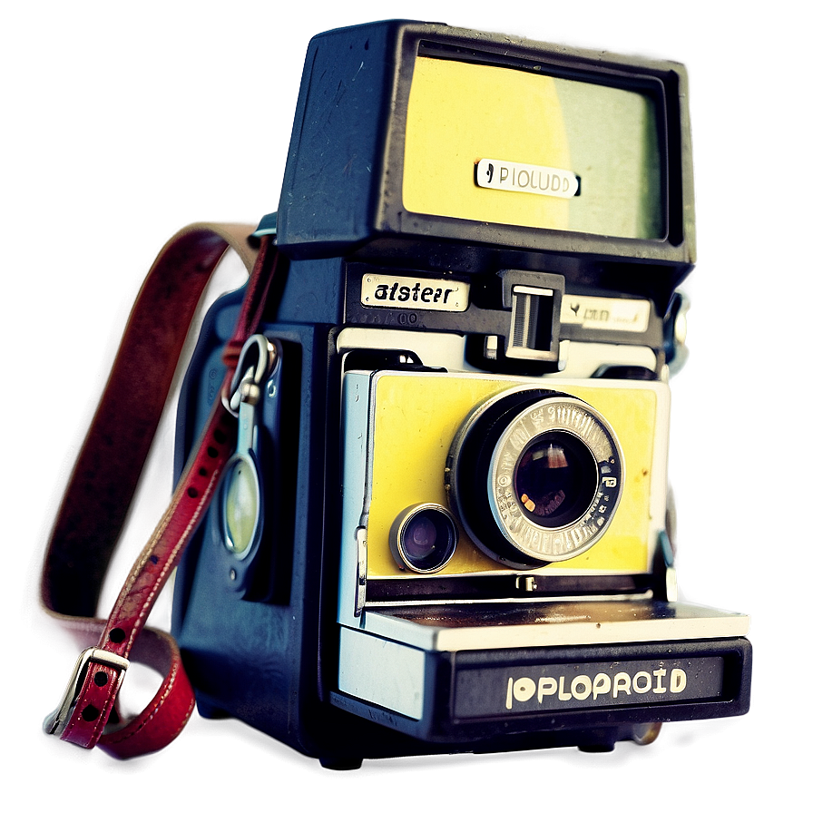 Polaroid Camera Illustration Png 75