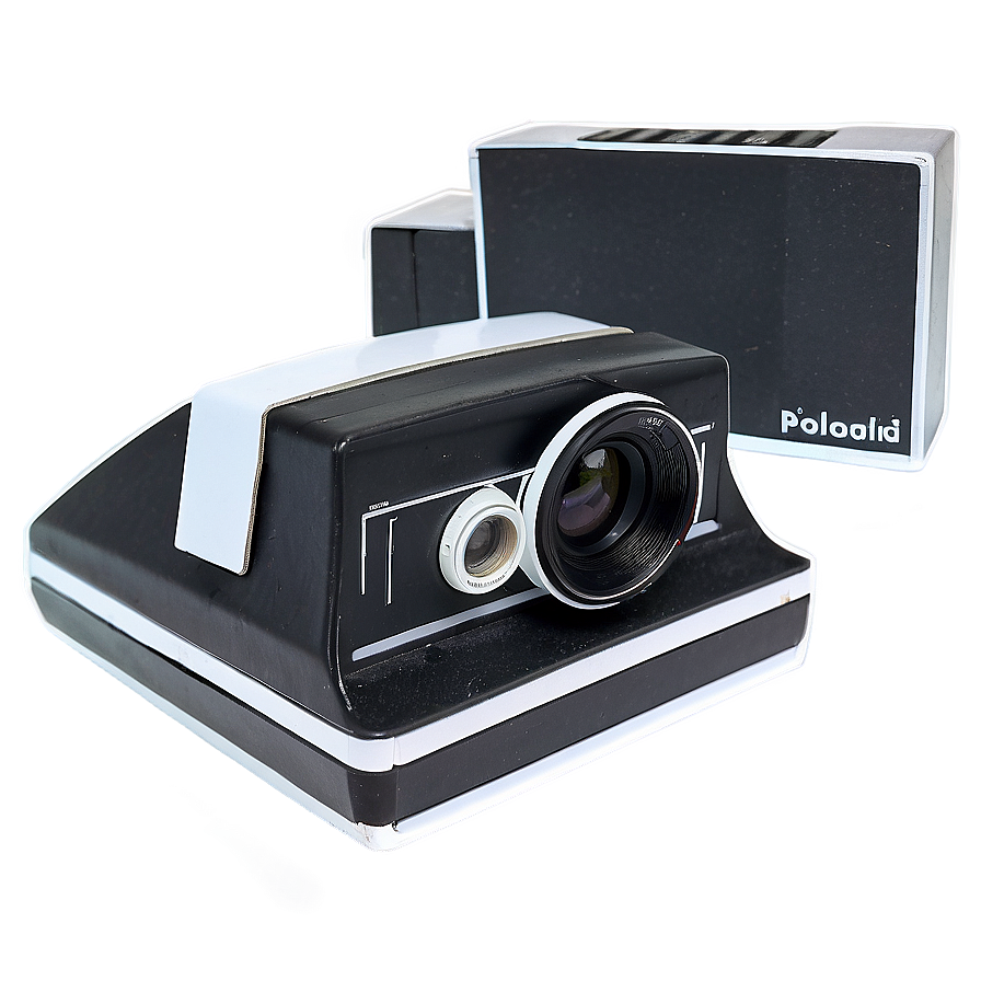 Polaroid Camera With Photos Png 06112024