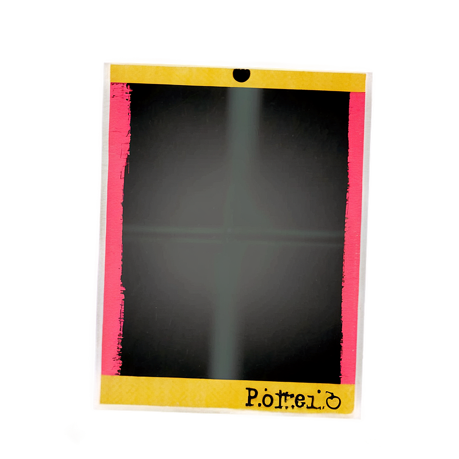 Polaroid Film Shadow Effect Png 06202024