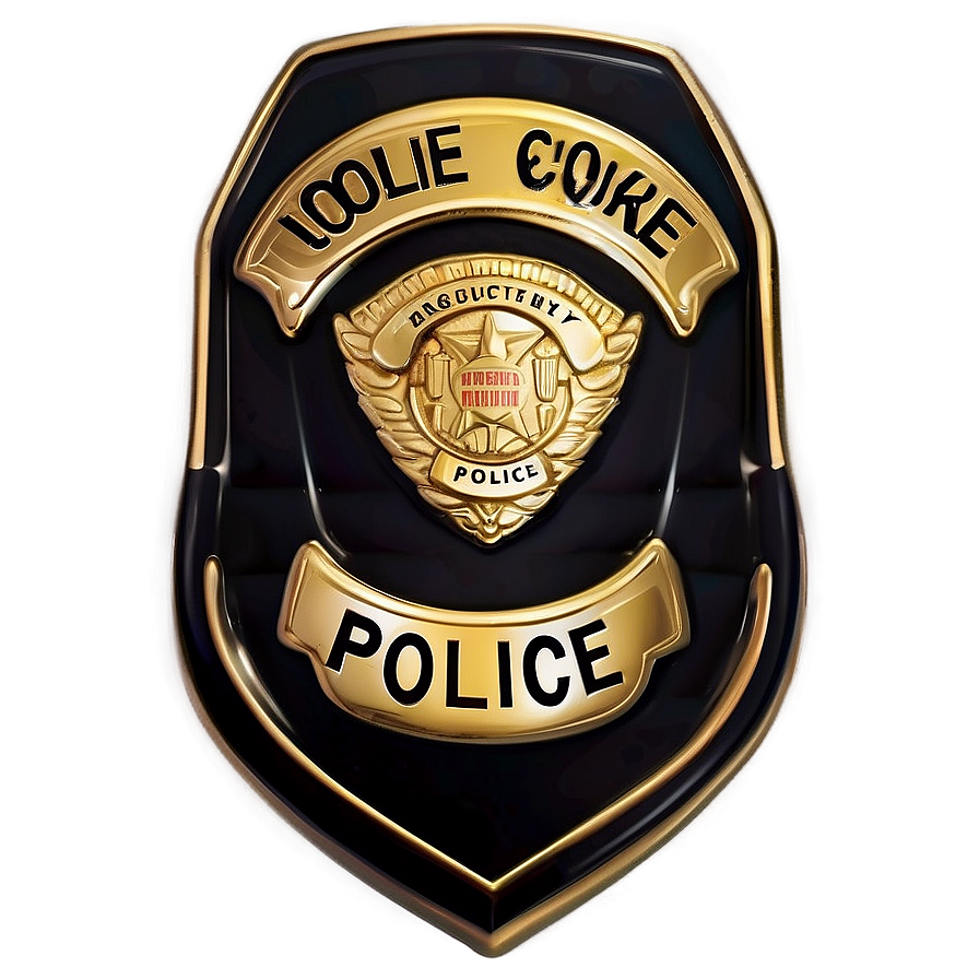 Police Badge Illustration Png 4