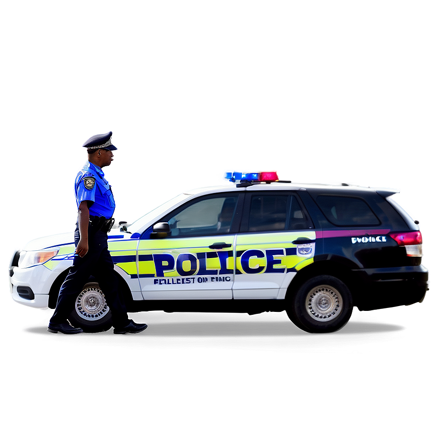 Police Car At The Scene Png 73