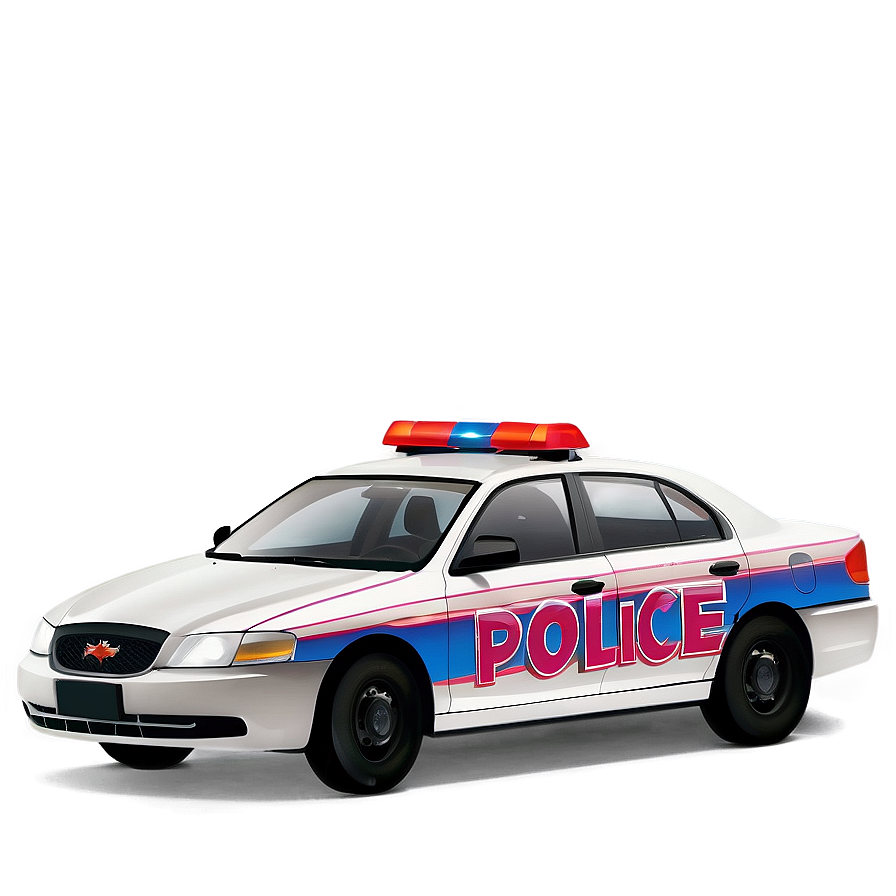 Police Car Outline Png 45