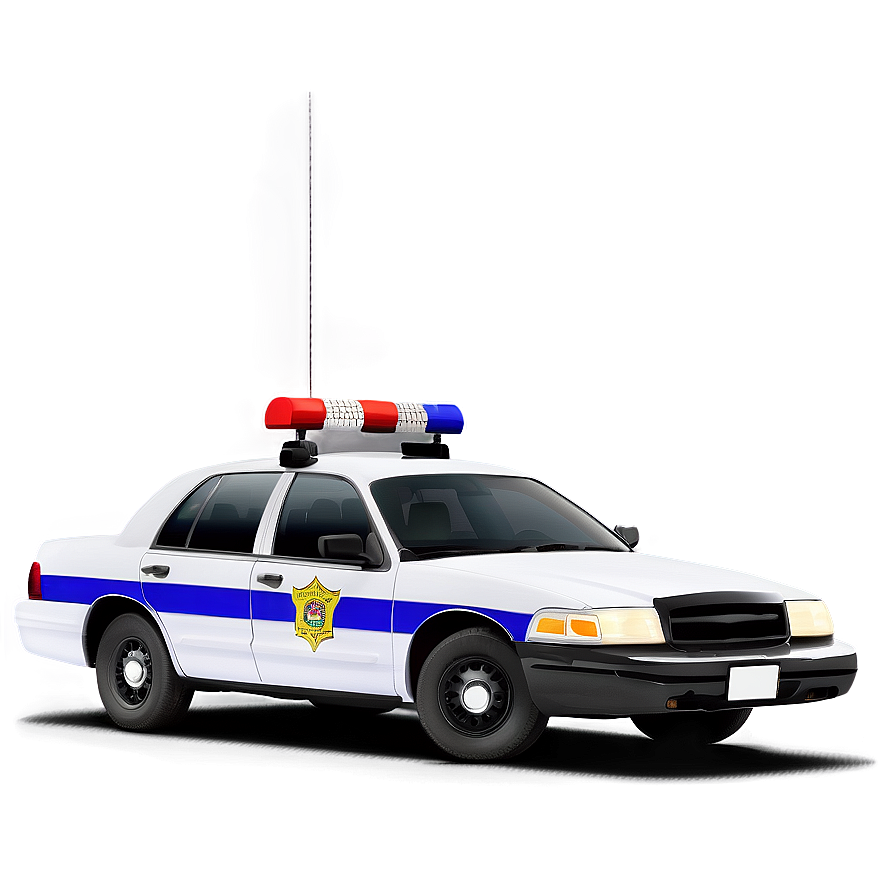 Police Car With Siren Png 42