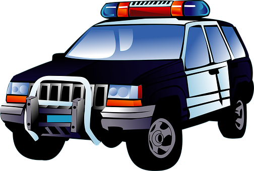 Police Cruiser Illustration