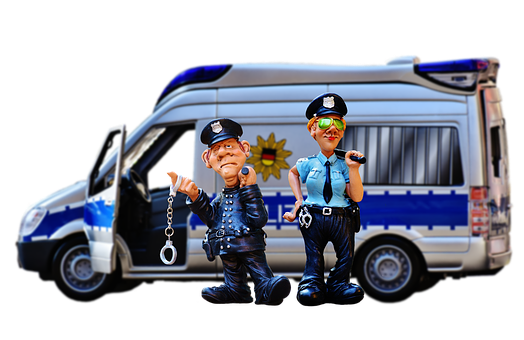 Police Figurinesand Van