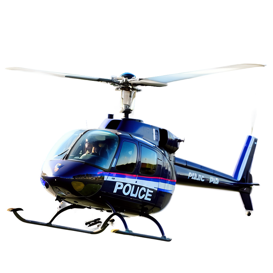 Police Helicopter In Action Png 88