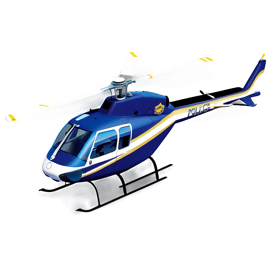 Police Helicopter Silhouette Png Iub32