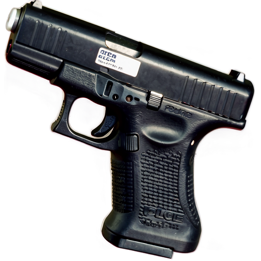 Police Issue Glock Handgun Png Yui