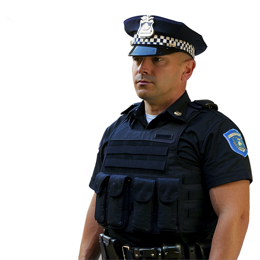 Police Officer At Night Png 06252024