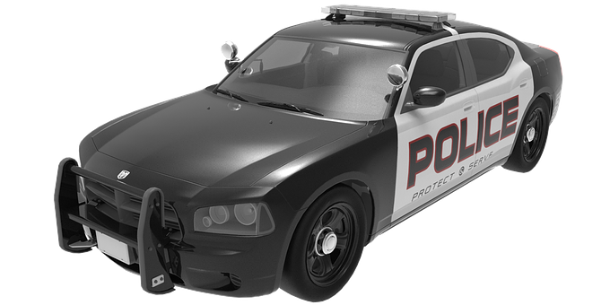 Police Patrol Car3 D Model