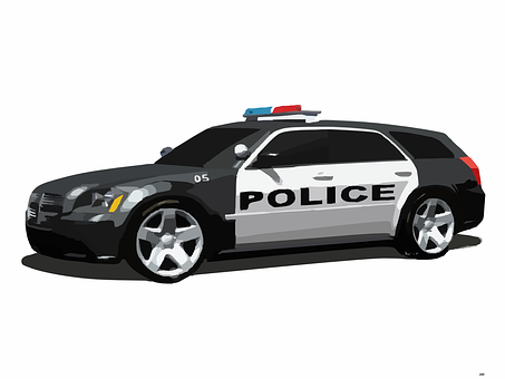 Police Patrol Vehicle Illustration