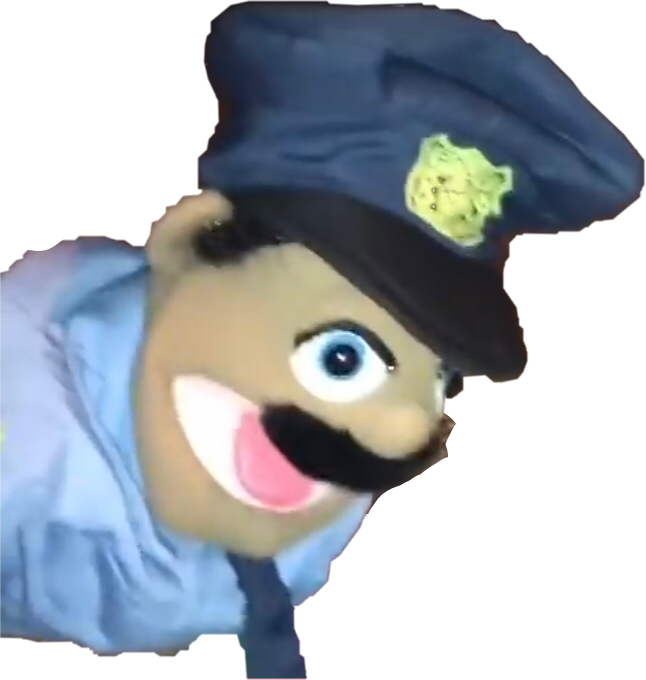 Police Puppet Character