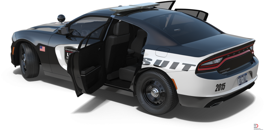 Police Pursuit Vehicle3 D Model