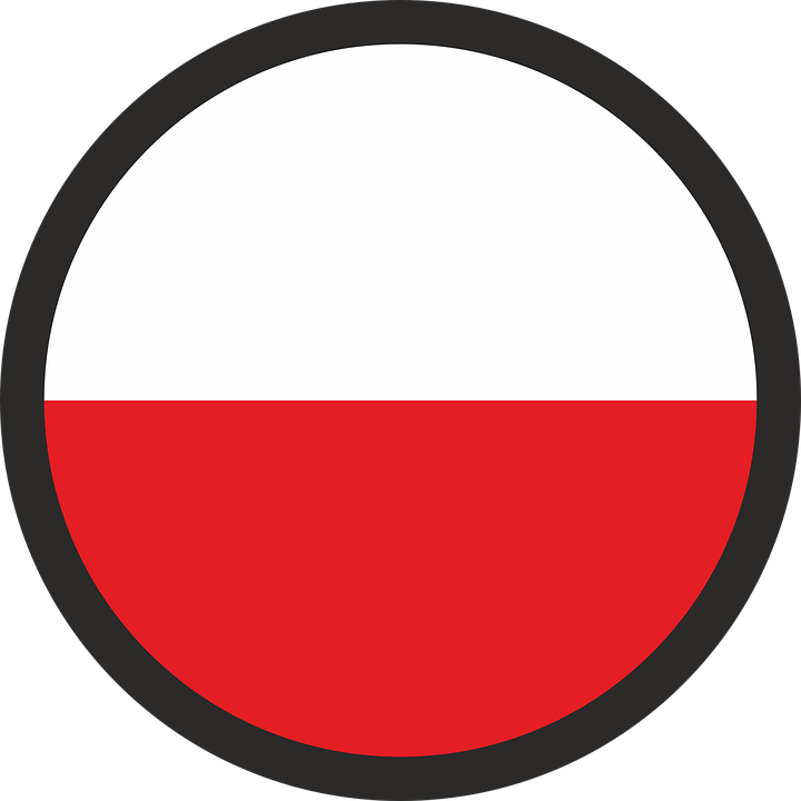 Polish National Flag Button