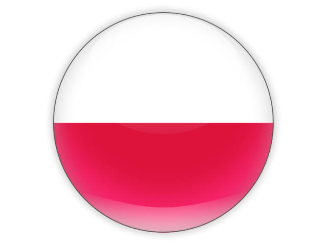 Polish National Flag Button